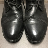 MENS? Paddock Boots, laces *gc, clean, stains, repairs, mnr scuffs & scratches, torn top edge, older
