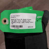 Pr Quick Wraps *gc, older, clean, repairs, pilly, threads, snags, rubs, fading?
