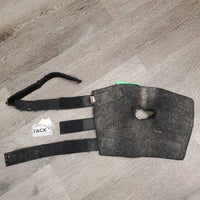 Pr Hock Boots, bag *gc, older, clean, pilly, hairy, stains, residue, frayed/cracked edges, threads
