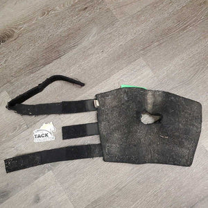 Pr Hock Boots, bag *gc, older, clean, pilly, hairy, stains, residue, frayed/cracked edges, threads