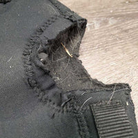 Pr Hock Boots, bag *gc, older, clean, pilly, hairy, stains, residue, frayed/cracked edges, threads
