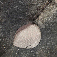 Pr Hock Boots, bag *gc, older, clean, pilly, hairy, stains, residue, frayed/cracked edges, threads
