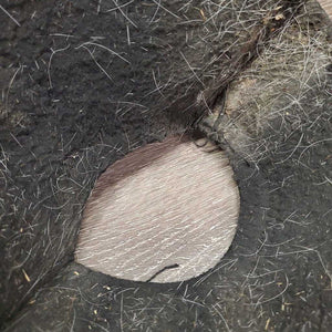 Pr Hock Boots, bag *gc, older, clean, pilly, hairy, stains, residue, frayed/cracked edges, threads