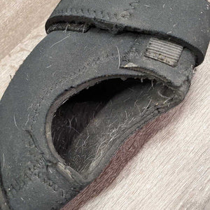Pr Hock Boots, bag *gc, older, clean, pilly, hairy, stains, residue, frayed/cracked edges, threads