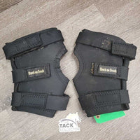 Pr Hock Boots, bag *gc, older, clean, pilly, hairy, stains, residue, frayed/cracked edges, threads
