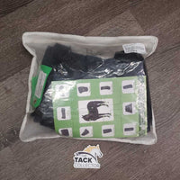 Pr Hock Boots, bag *gc, older, clean, pilly, hairy, stains, residue, frayed/cracked edges, threads
