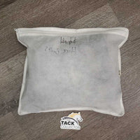 Pr Hock Boots, bag *gc, older, clean, pilly, hairy, stains, residue, frayed/cracked edges, threads
