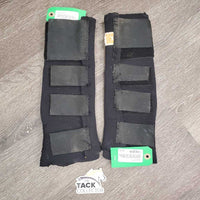 2 Neoprene Mud Fever/Shipping Boots? *fair, older, rubs, pills, rips, dirty, threads, split velcro
