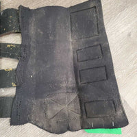 2 Neoprene Mud Fever/Shipping Boots? *fair, older, rubs, pills, rips, dirty, threads, split velcro
