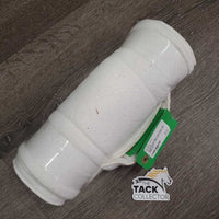 Pr Fleece No Bow Leg Wraps *gc, older?, clean, pilly, mnr stains, hair