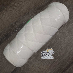 Pr Cotton Quilt No Bow Leg Wraps *xc/vgc, clean, pills, mnr hair, stains, threads