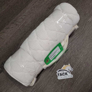 Pr Cotton Quilt No Bow Leg Wraps *xc/vgc, clean, pills, mnr hair, stains, threads