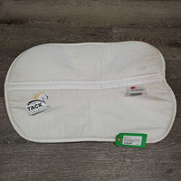 Memory Foam Half Pad *vgc, clean, mnr stains, pills, puckers, dingy, warped?, v. mnr hair
