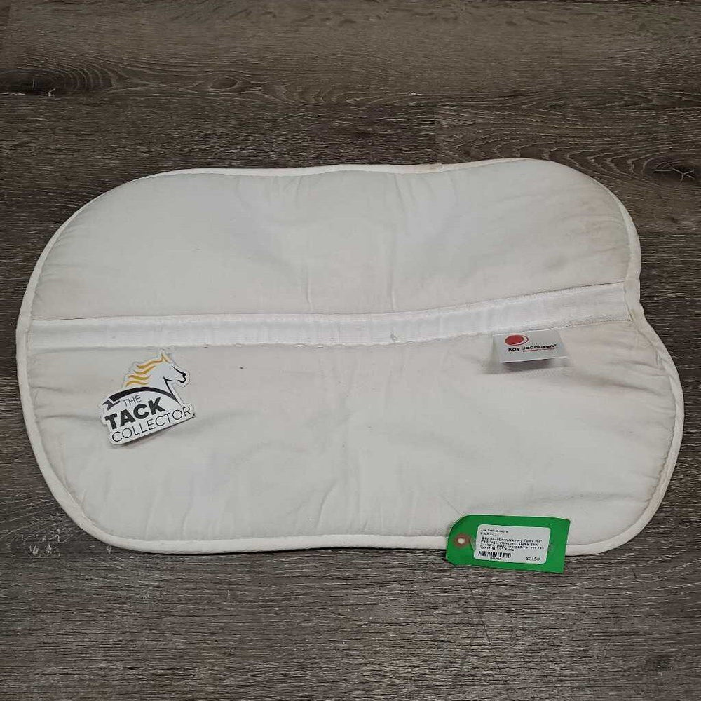 Memory Foam Half Pad *vgc, clean, mnr stains, pills, puckers, dingy, warped?, v. mnr hair