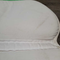 Memory Foam Half Pad *vgc, clean, mnr stains, pills, puckers, dingy, warped?, v. mnr hair
