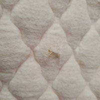 Fitted Quilt Hunter Saddle Pad, fleece edge *gc, clean, stains, clumpy, dingy, puckered, pills, holes, mnr hair
