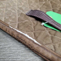 Quilt Jumper Saddle Pad *fair, clean, v. faded, rubs, torn edges, undone stitching, stains, thin spots, residue
