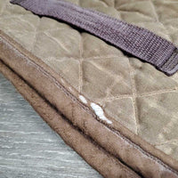 Quilt Jumper Saddle Pad *fair, clean, v. faded, rubs, torn edges, undone stitching, stains, thin spots, residue
