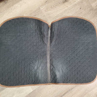 Quilt Jumper Saddle Pad *fair, clean, v. faded, rubs, torn edges, undone stitching, stains, thin spots, residue
