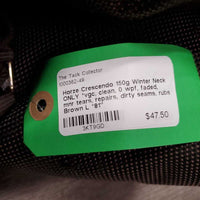 150g Winter Neck ONLY *vgc, clean, 0 wpf, faded, mnr tears, repairs, dirty seams, rubs