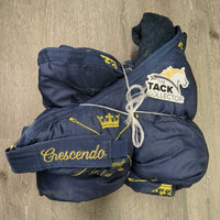 80g Stall Sheet, fleece collar, 0 legs/tail *vgc, clean, mnr snags, rubs, threads, hair, holes