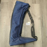 Padded Tall Boot Bag, shoulder strap *gc, dusty/dirt, residue, strap: slices & snags