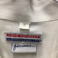 MENS LS Hvy Show Shirt, button collar, tie strap *gc, older?, seam puckers