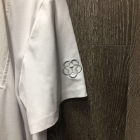 MENS Townend SS MENS Show Shirt, button collar *gc, older, crinkled, stained collar edge, seam puckers
