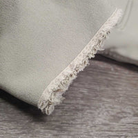 MENS Riding Breeches *gc/fair, seam puckers, torn ankle edges, older, v.rubbed & pilly, pulled waist seam, pilly waist

