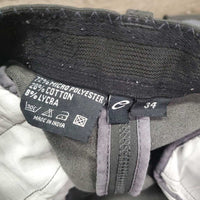 MENS Breeches *gc/fair, faded, snags, discolored, v.pilly waist, v.torn ankles, seam puckers

