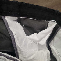 MENS Breeches *gc/fair, faded, snags, discolored, v.pilly waist, v.torn ankles, seam puckers
