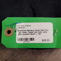 Memory Foam Half Pad *gc, clean, faded, mnr hair, rubs, pills, puckers
