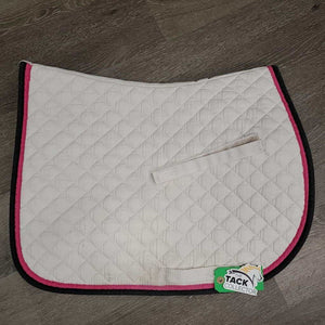 Quilt Jumper Saddle Pad *gc, clean, hair, pills, mnr stains, dingy, faded, rubs puckers