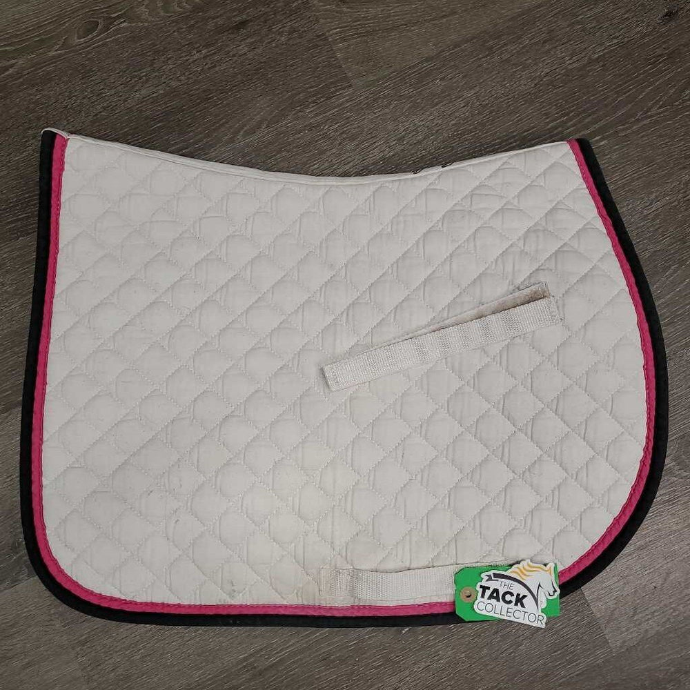 Quilt Jumper Saddle Pad *gc, clean, hair, pills, mnr stains, dingy, faded, rubs puckers
