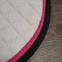Quilt Jumper Saddle Pad *gc, clean, hair, pills, mnr stains, dingy, faded, rubs puckers