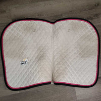 Quilt Jumper Saddle Pad *gc, clean, hair, pills, mnr stains, dingy, faded, rubs puckers