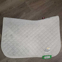 Quilt Baby Jumper Saddle Pad "Pacific Equine Sport" *gc, clean, v. stained, dingy, mnr hair, pills, snags
