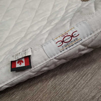 Quilt Baby Jumper Saddle Pad "Pacific Equine Sport" *gc, clean, v. stained, dingy, mnr hair, pills, snags
