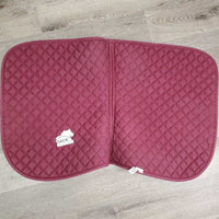 Quilt Jumper Saddle Pad, 1x piping *gc, clean, faded, pills, mnr hair, rubs, holey edges, puckers
