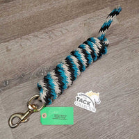 Nylon Lead Rope *gc/fair, stiff, faded, frayed, stains mnr dirt
