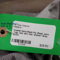 Hard Mesh Fly Mask, ears *vgc, mnr dirt, hair, stains?