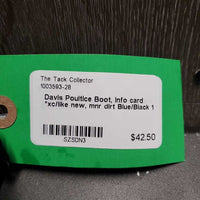 Poultice Boot, info card *xc/like new, mnr dirt
