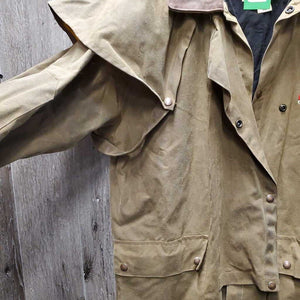 Short Oil Skin Jacket "General Paint" *gc, mnr hair, stains & rubs, older