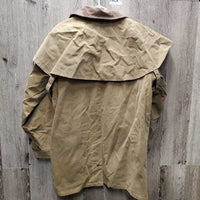 Short Oil Skin Jacket "General Paint" *gc, mnr hair, stains & rubs, older
