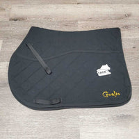 Quilt Jumper Saddle Pad "Cavallo" *gc, clean, mnr stains, puckers, hair, pills, undone stitch