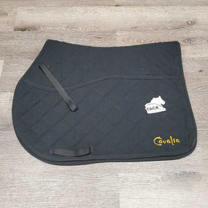 Quilt Jumper Saddle Pad "Cavallo" *gc, clean, mnr stains, puckers, hair, pills, undone stitch