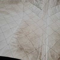 Quilt Jumper Saddle Pad "Cavallo" *gc, clean, mnr stains, puckers, hair, pills, undone stitch
