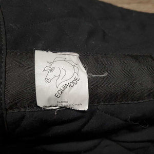 Quilt Jumper Saddle Pad "Cavallo" *gc, clean, mnr stains, puckers, hair, pills, undone stitch