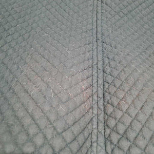 Quilt Jumper Saddle Pad *gc, v. faded, holey edges, mnr rubs, hair, undone stitching