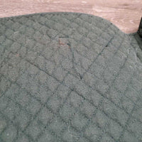 Quilt Jumper Saddle Pad *gc, v. faded, holey edges, mnr rubs, hair, undone stitching
